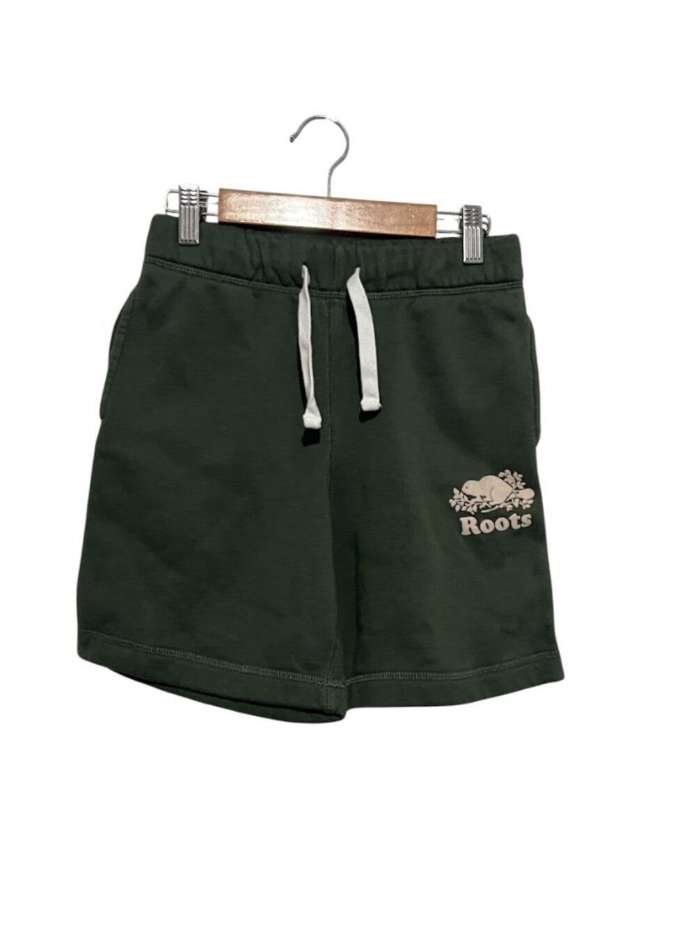 Roots Sweat Shorts Size 10 Boys Green